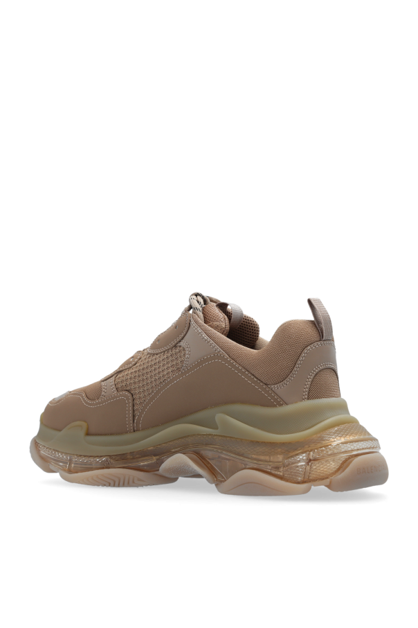 SchaferandweinerShops KR Brown Triple S sneakers Balenciaga trail running of trekking